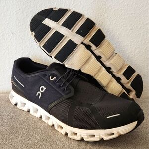 ON Running Black and White Sneakers